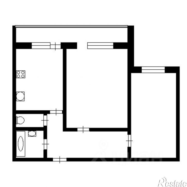 2-комн квартира ул Гарифа Ахунова, 18,  д. 18