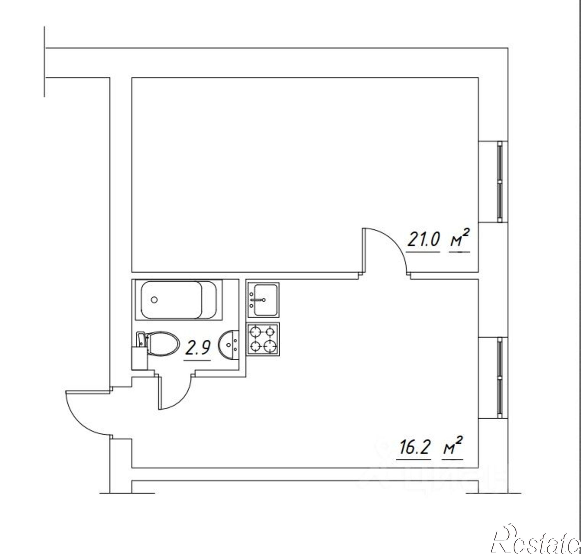 Сдать квартиру за 35 000 рублей на ул Поперечно-Гривская, 38/35