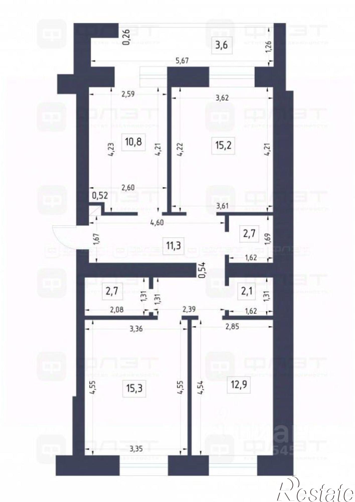 Купить квартиру за 13 975 000 рублей на Аметьевская магистраль, 4