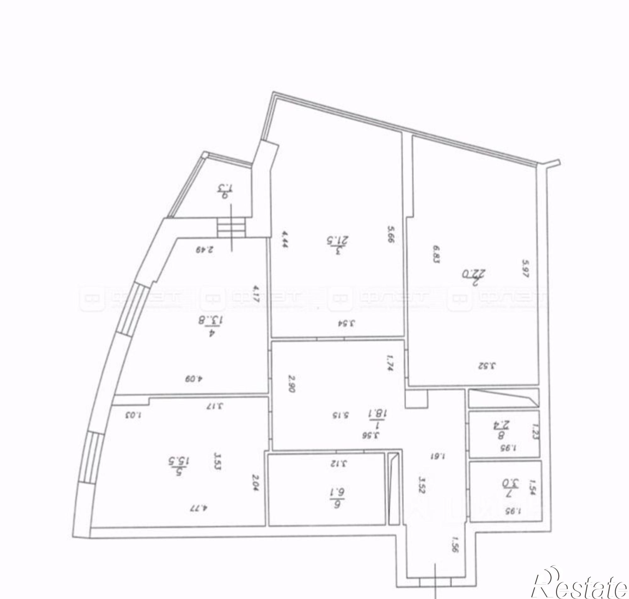 Купить квартиру за 17 350 000 рублей на Танковая улица, 2