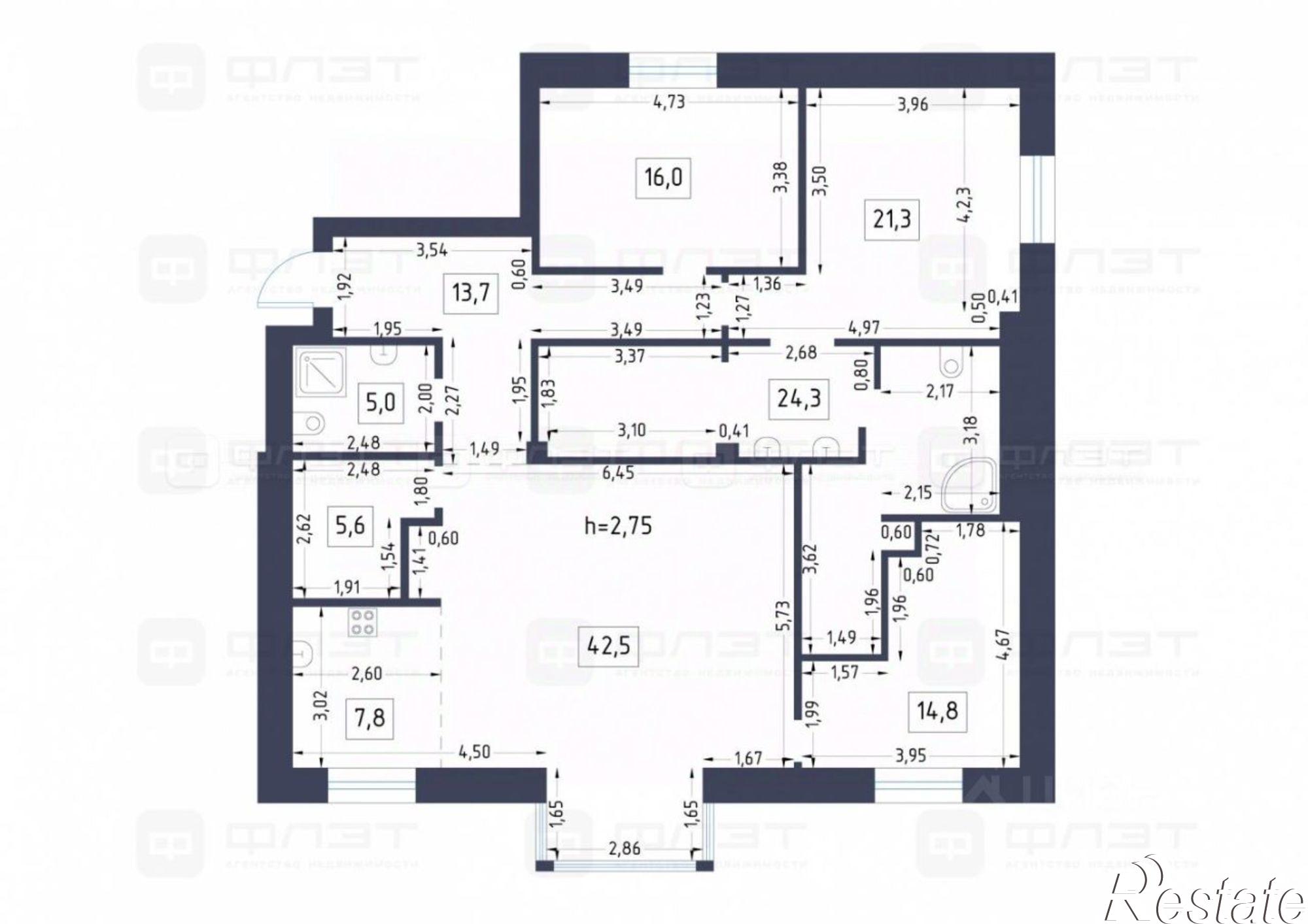 Купить квартиру за 26 990 000 рублей на улица Габдуллы Кариева, 10