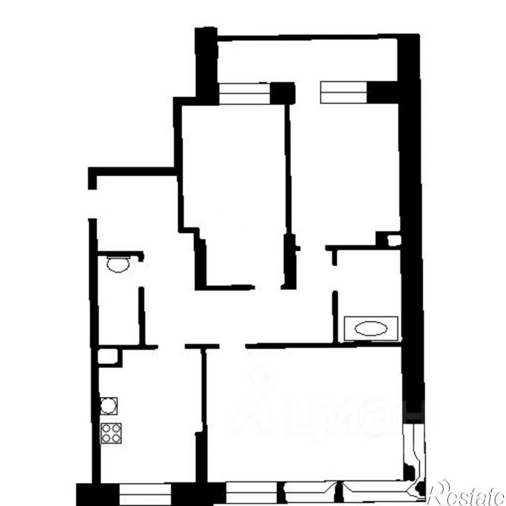 3-комн квартира улица Хусаина Мавлютова, 17Е к1,  д. 17Е к1