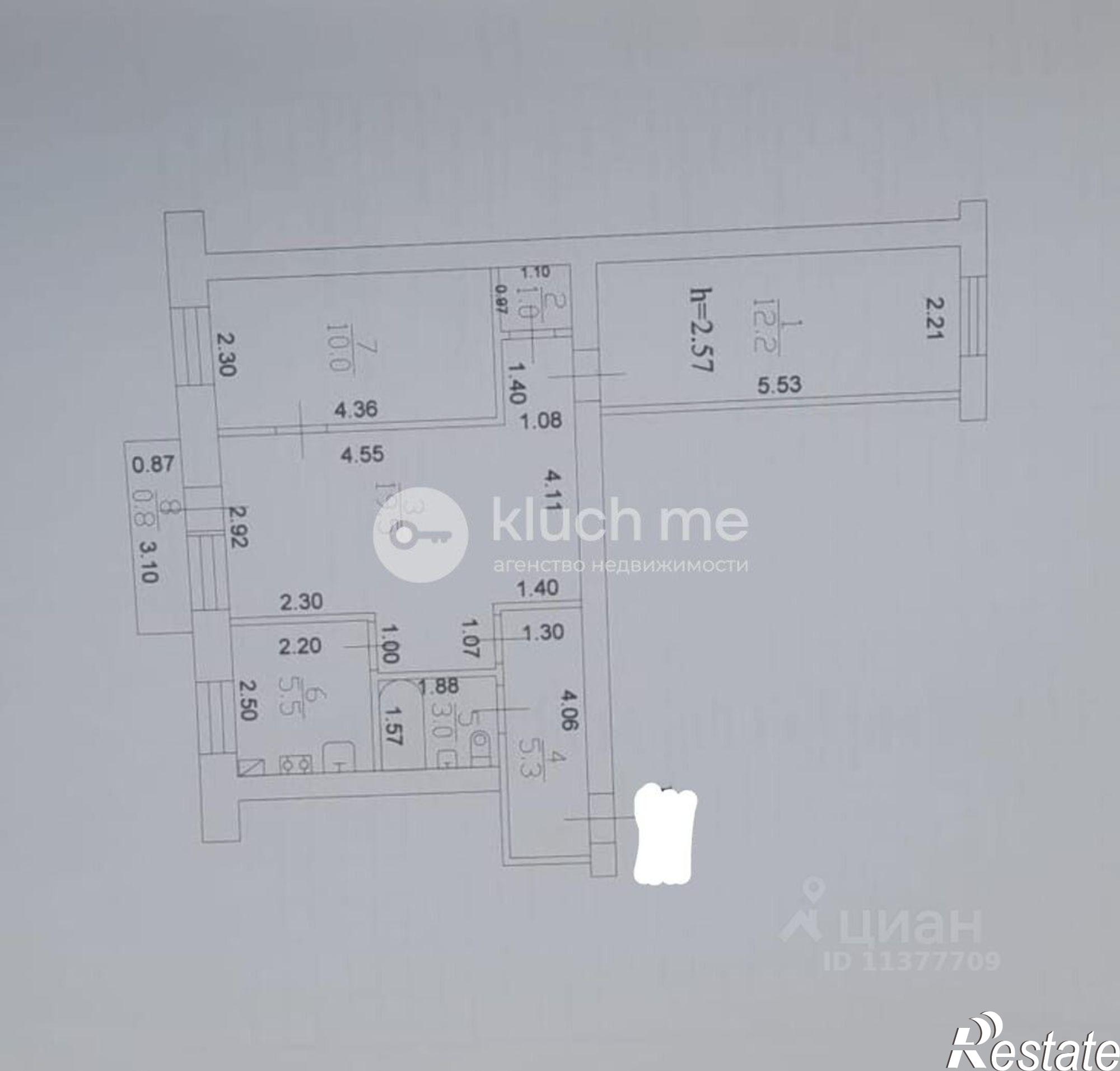 Купить квартиру за 7 600 000 рублей на Портовая улица, 11