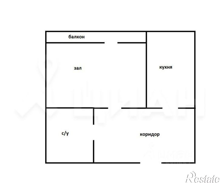 1-комн квартира Меридианная улица, 20,  д. 20