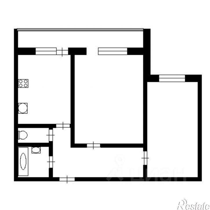 2-комн квартира улица Натана Рахлина, 7,  д. 7