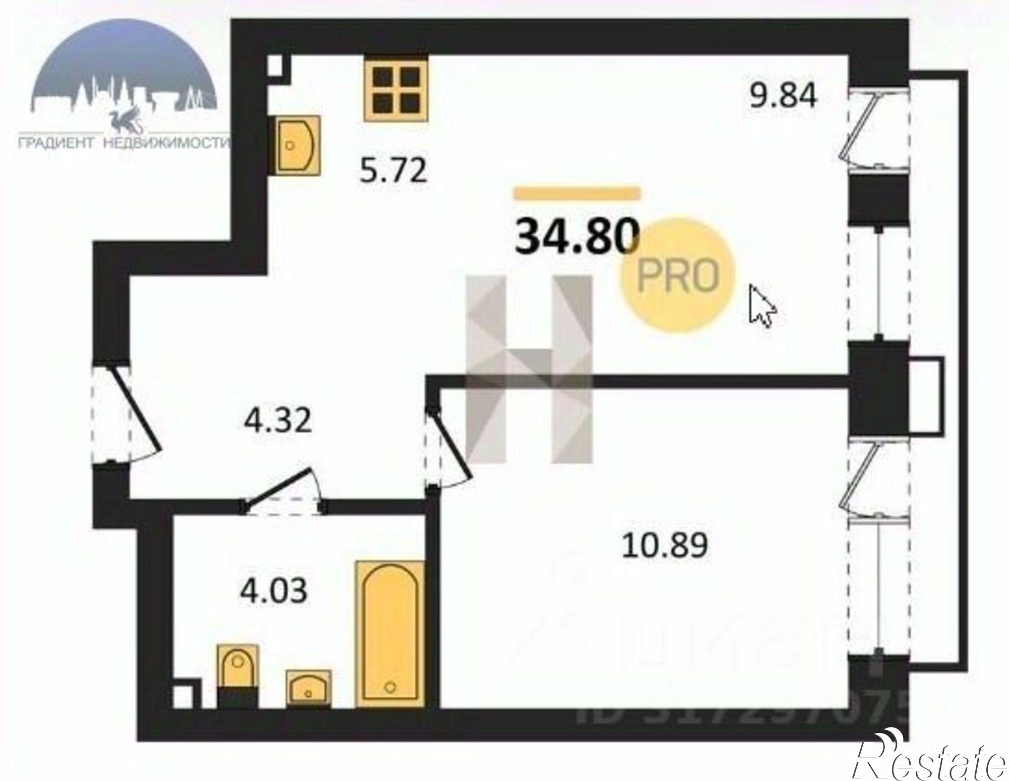 Купить квартиру за 13 224 000 рублей на ул Рустема Яхина, 3