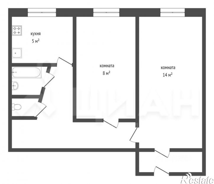 3-комн квартира Хибинская улица, 10А,  д. 10А