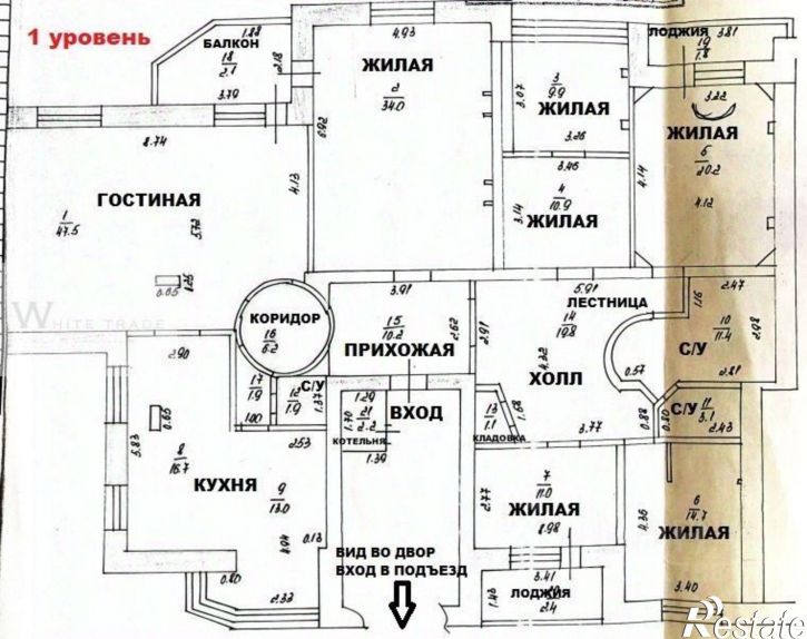 6-комн квартира Курская улица, 15,  д. 15