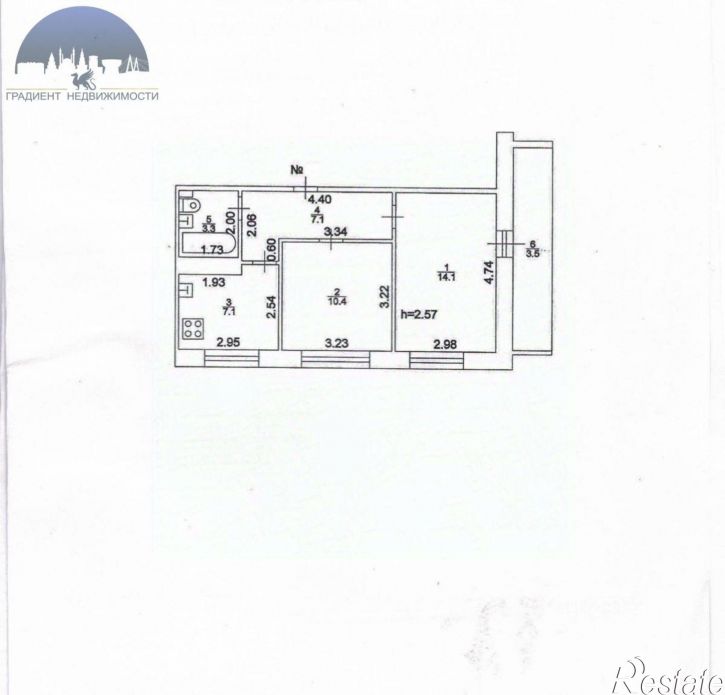 2-комн квартира улица Чишмяле, 9,  д. 9