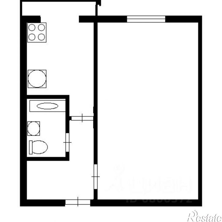1-комн квартира проспект Ямашева, 12,  д. 12