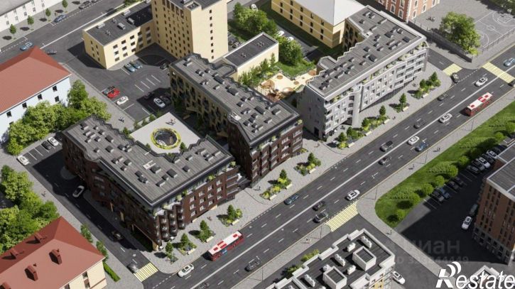 1-комн квартира в новом доме ул Волкова, 3,  д. 3