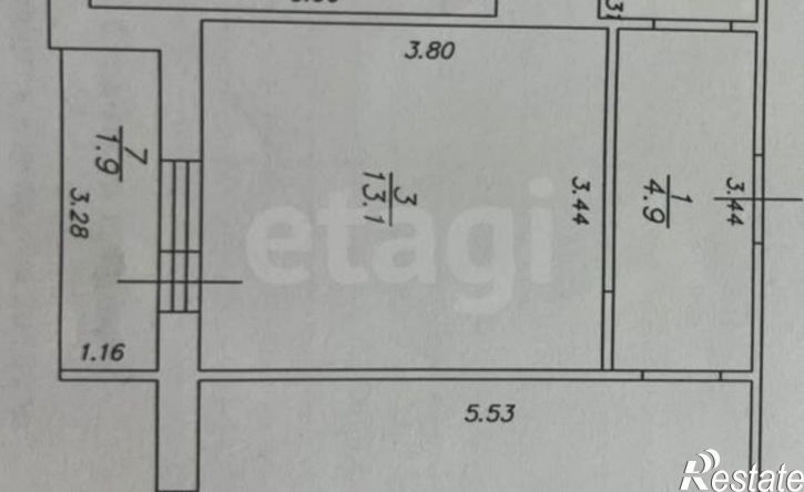 2-комн квартира улица Натана Рахлина, 7,  д. 7