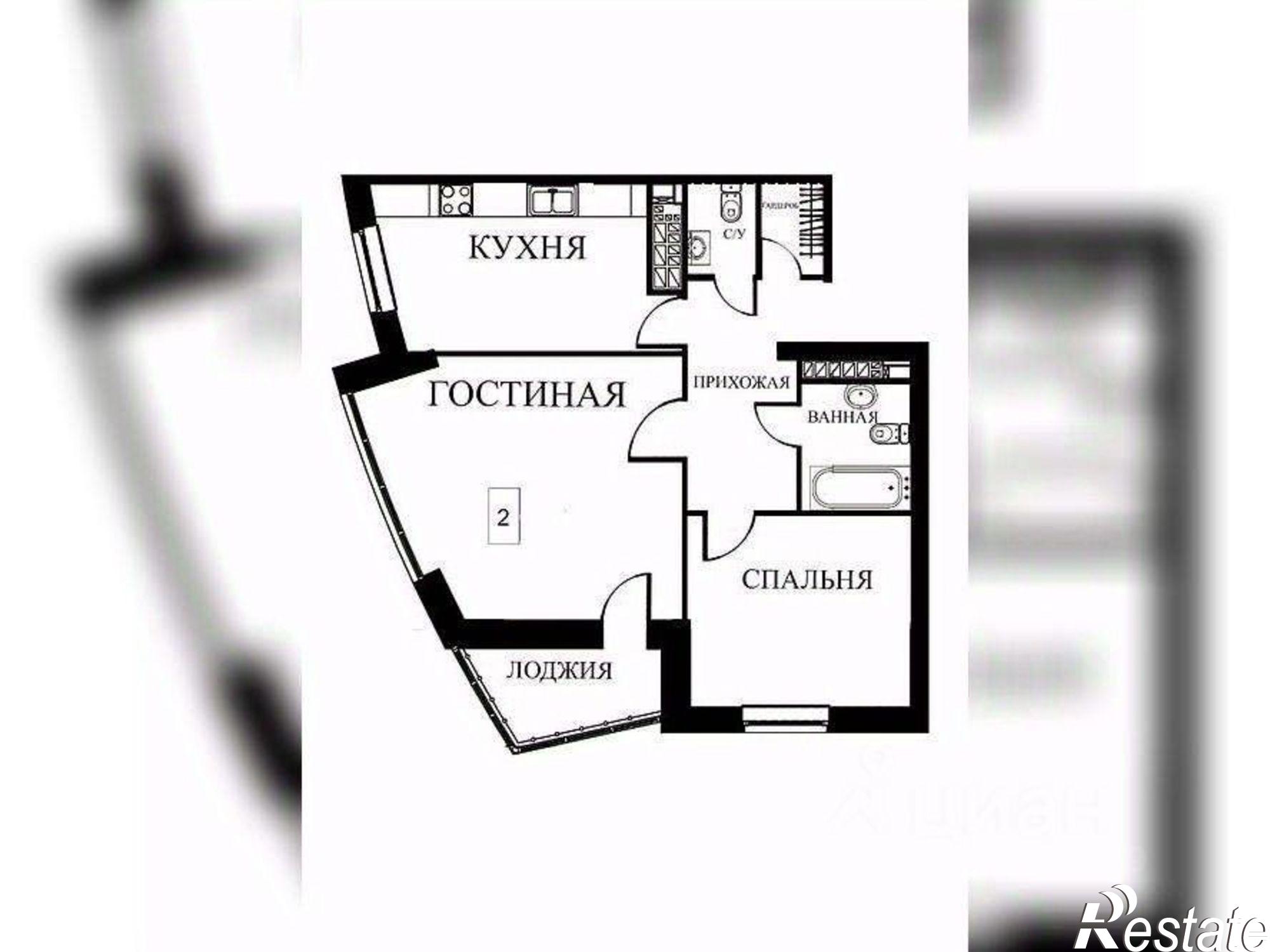 Купить квартиру за 12 812 800 рублей на Танковая улица, 2