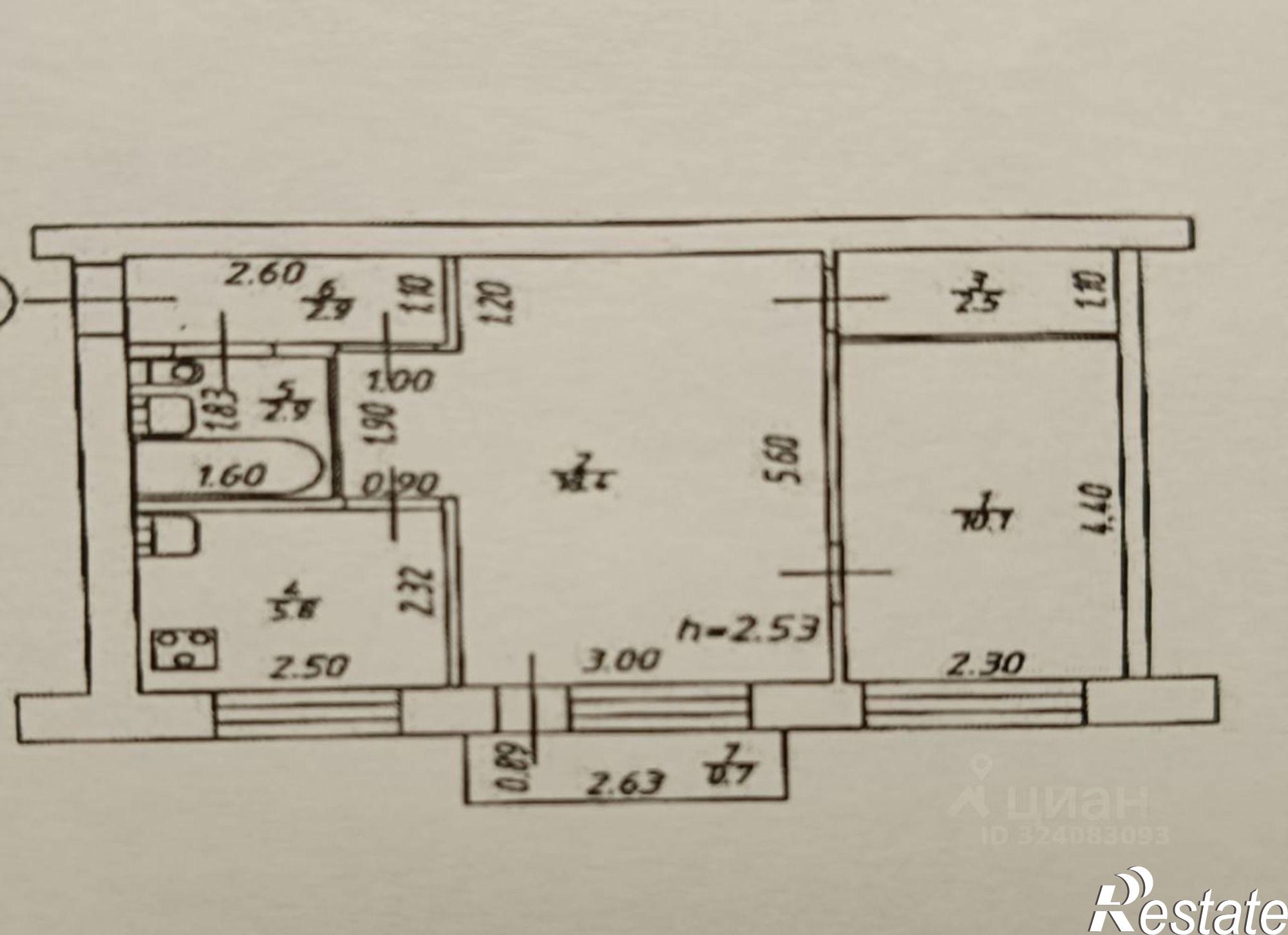 Купить квартиру за 5 995 000 рублей на Маршальская улица, 25