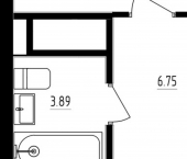 1-комн, 42 кв м, этаж 15/19 Вознесенский тракт, 19