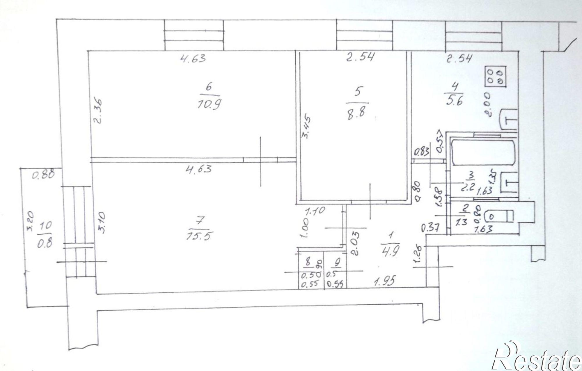 Купить квартиру за 5 390 000 рублей на ул Лейтенанта Красикова, 18