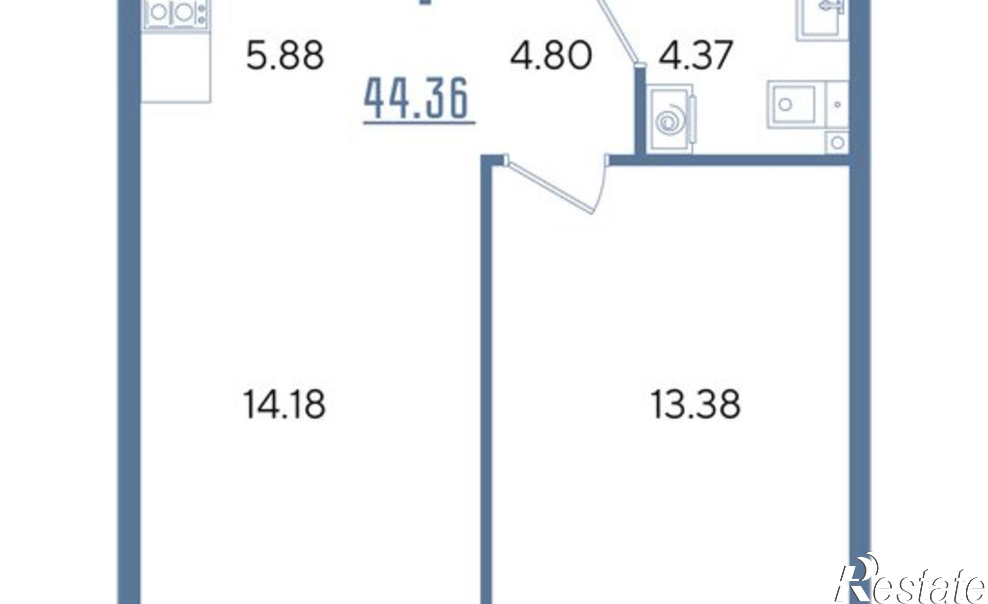 Купить квартиру за 9 905 680 рублей на ул Блочная, 3