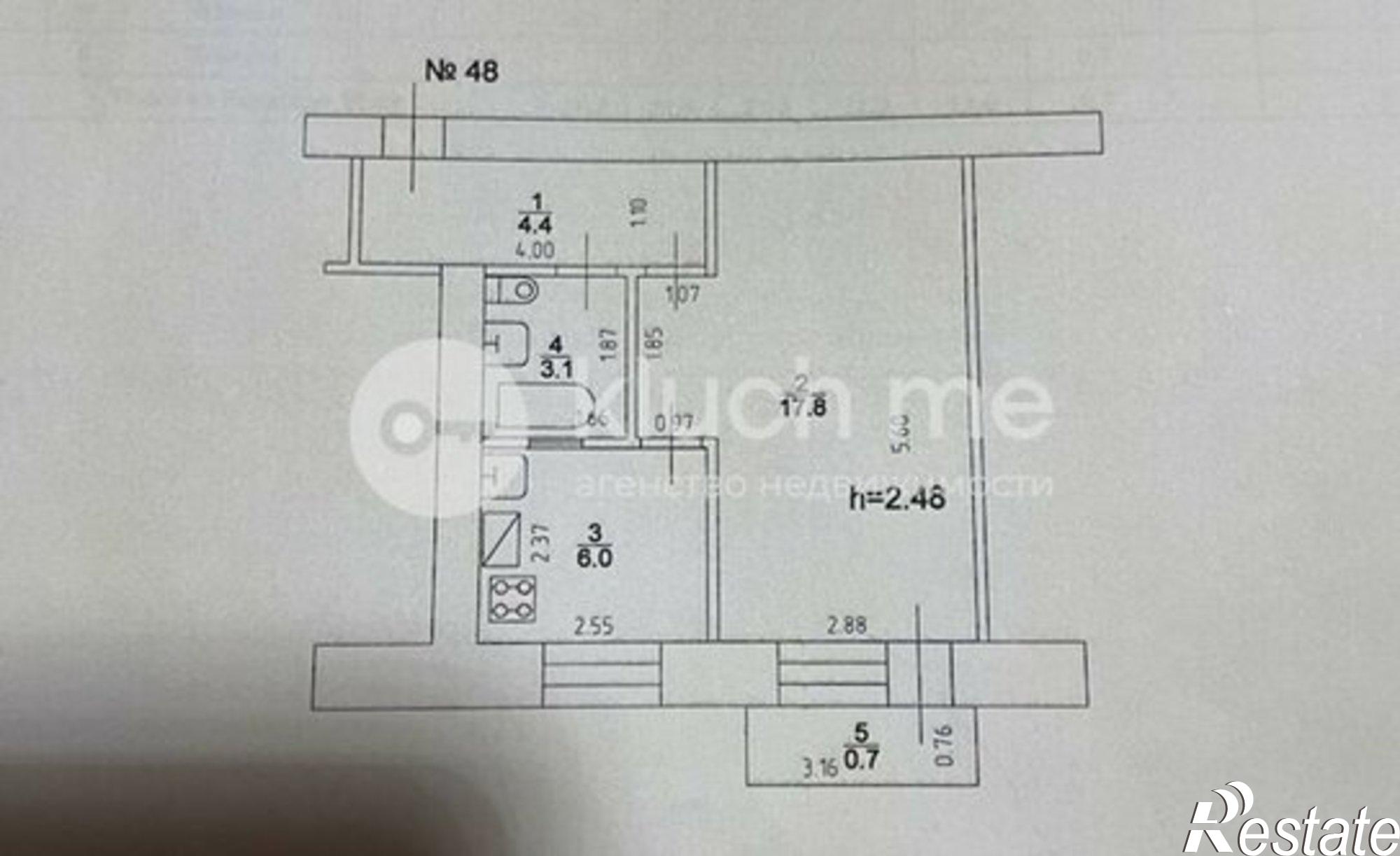 Купить квартиру за 4 800 000 рублей на ул Бирюзовая, 18