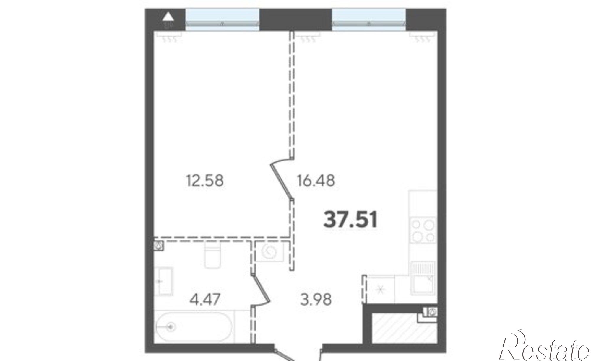 Купить квартиру за 19 085 800 рублей на ул Петербургская, 33