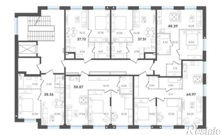 1-комн квартира в новом доме ул Петербургская, 33,  д. 33