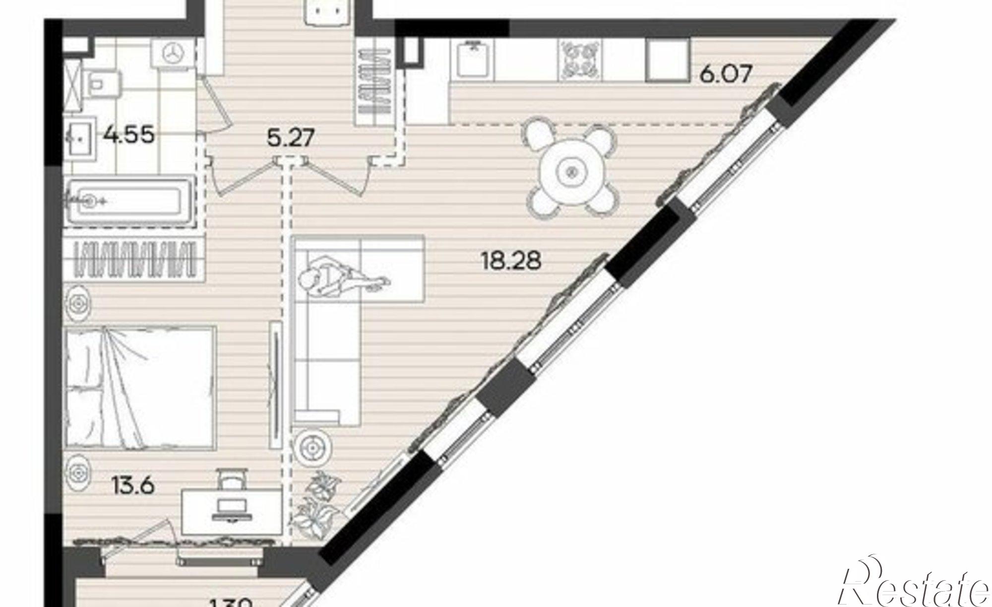 Купить квартиру за 12 385 000 рублей на ул Аделя Кутуя, 183