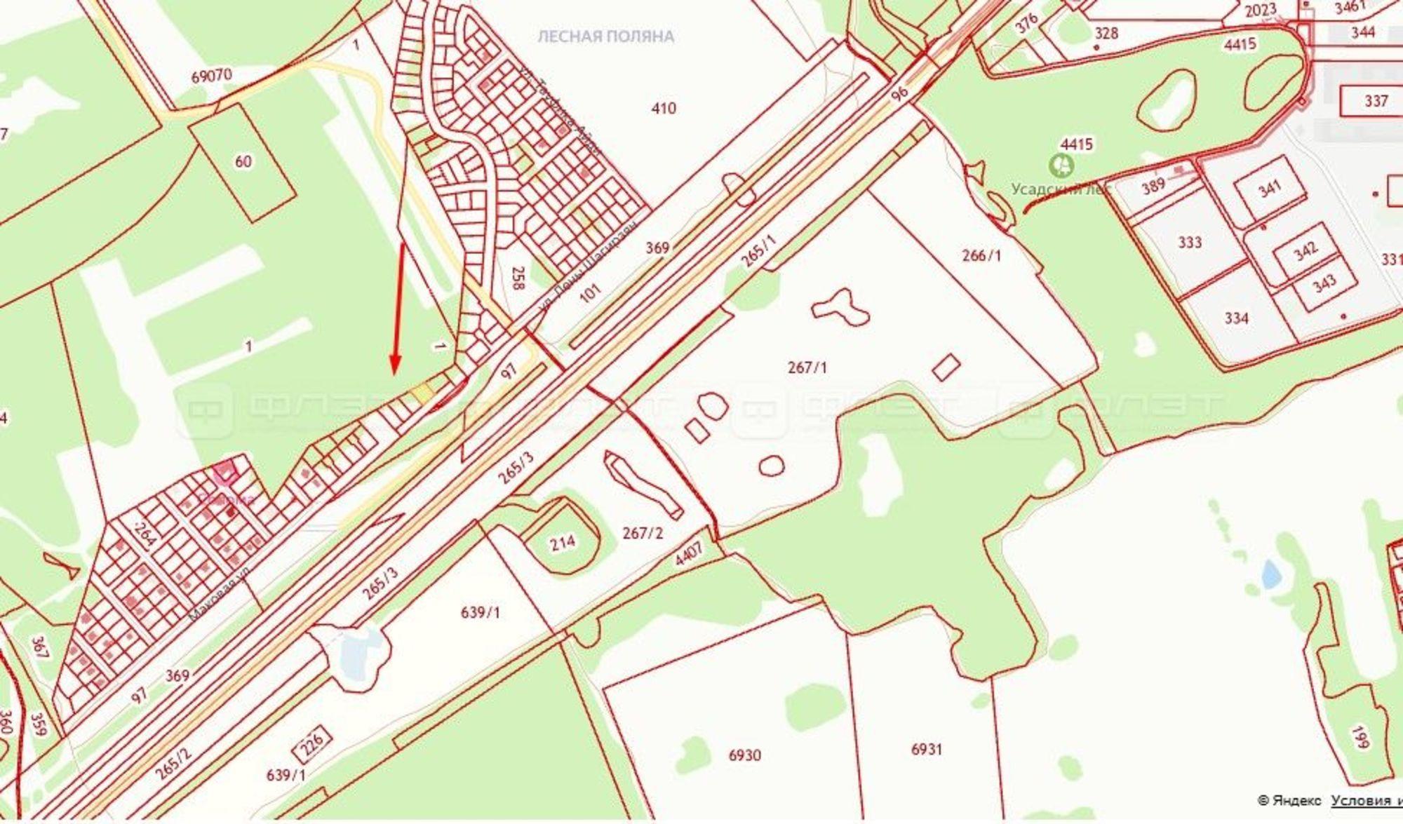 Купить землю, земельный участок за 4 500 000 рублей на ул. Лены Шагирзян, дом 647