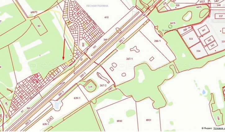 Земельный участок ул. Лены Шагирзян, дом 647