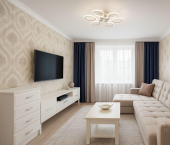 1-комн, 35кв м, этаж 4/9 ул Сыртлановой, 1