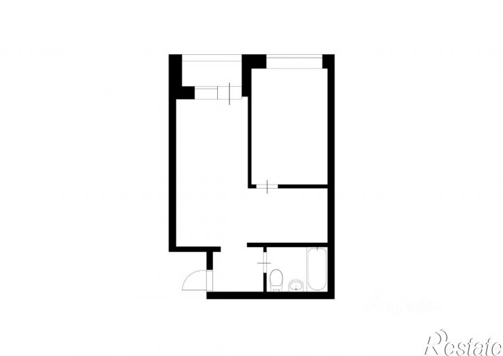 2-комн квартира улица Комиссара Габишева, 7,  д. 7