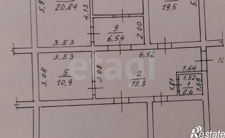 4-комн квартира ул Калинина, 10,  д. 10