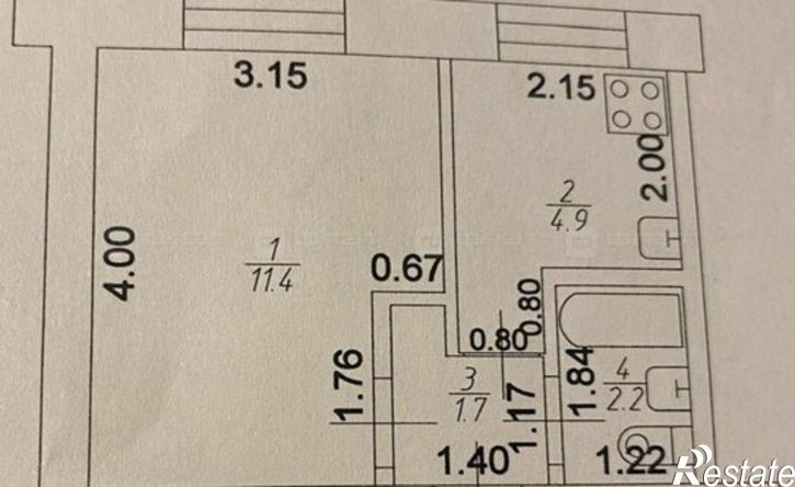 1-комн квартира улица Айдарова, 20,  д. 20