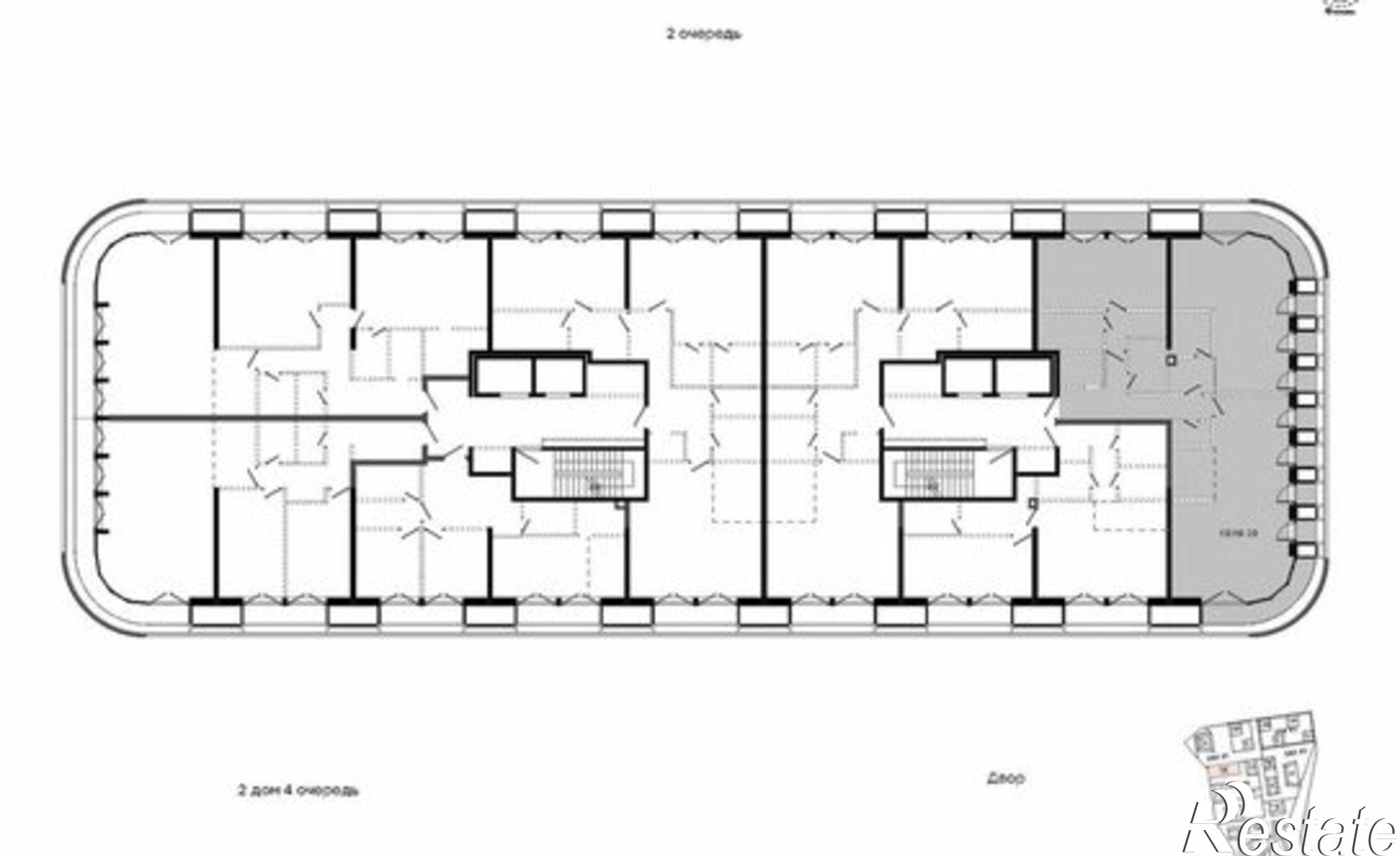 Купить квартиру за 46 393 200 рублей на улица Меховщиков, 40А
