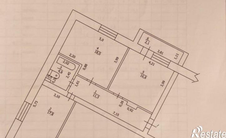 2-комн квартира ул Зайни Султана, 8,  д. 8