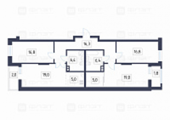 3-комн квартира ш. Горьковское, дом 2