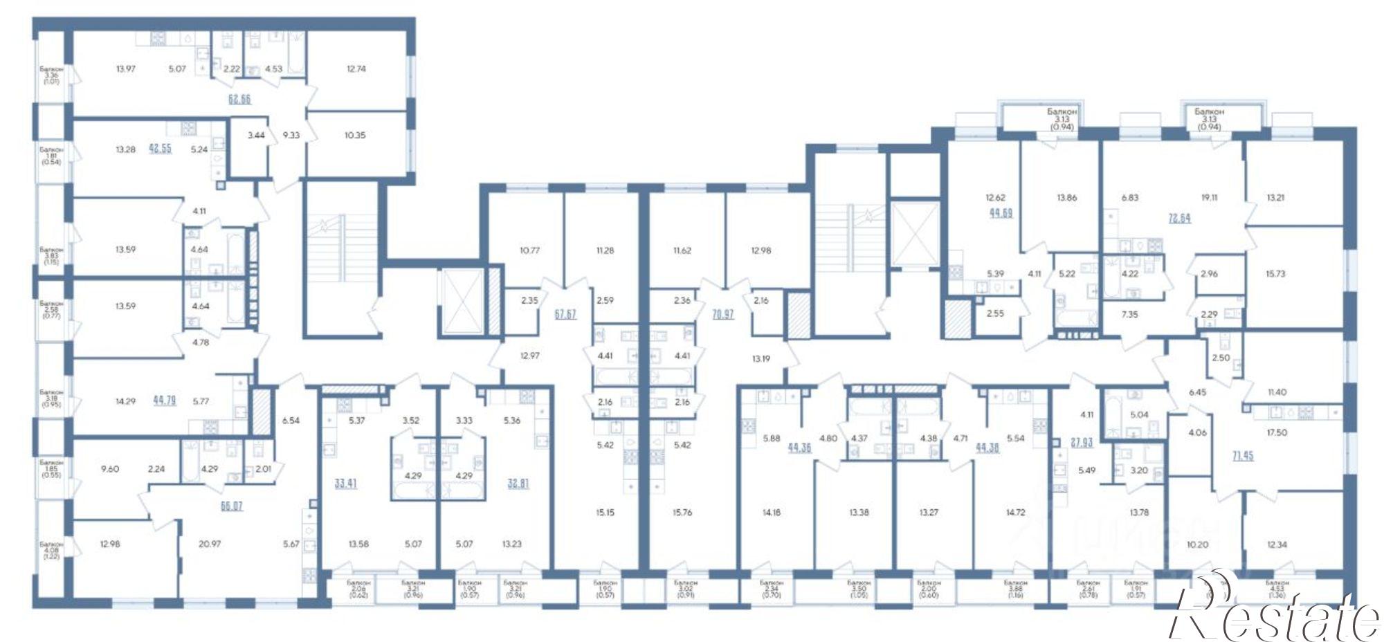 Купить квартиру за 10 401 000 рублей на ул Годовикова, 25