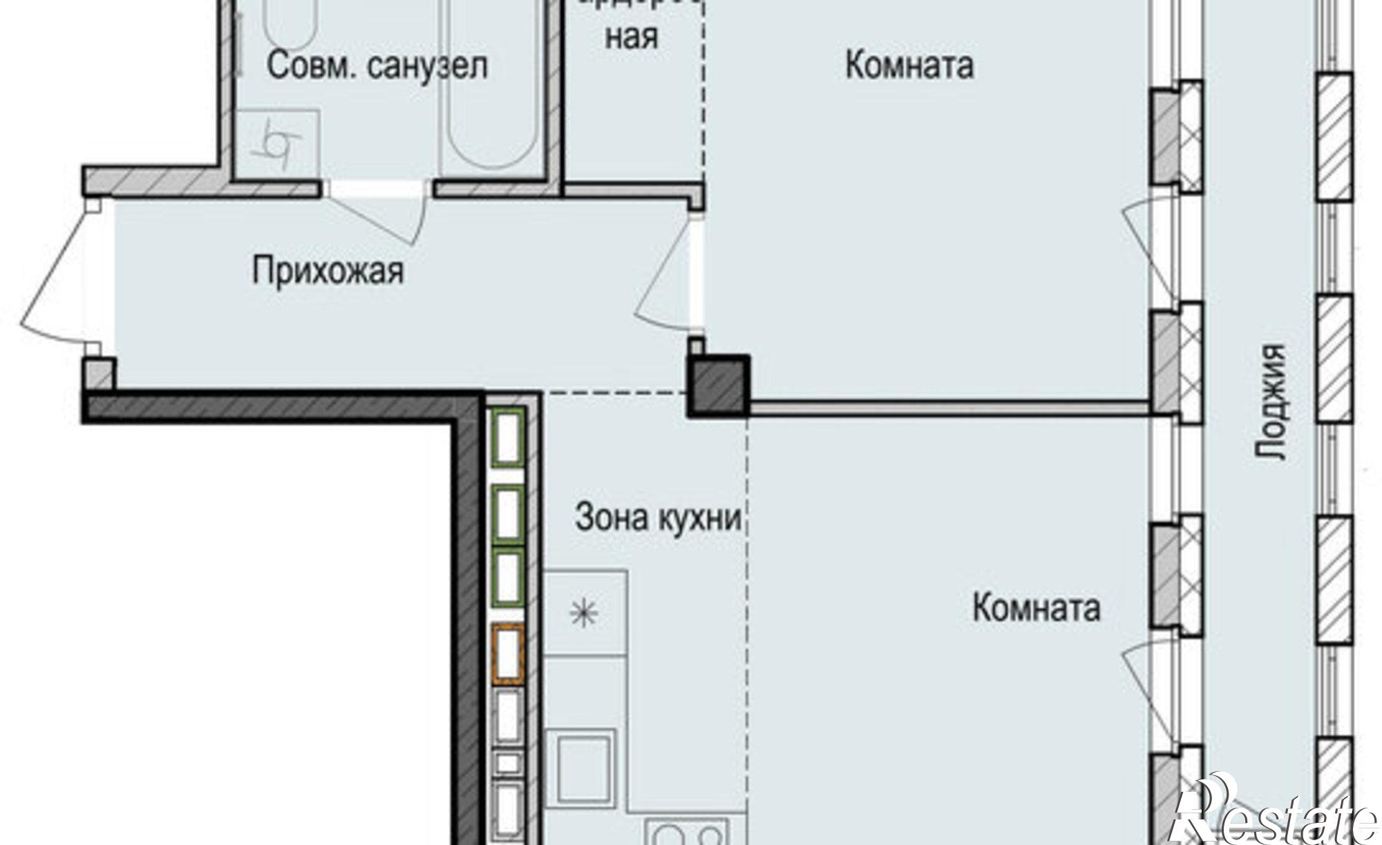 Купить квартиру за 10 929 300 рублей на ул Бухарская, 32