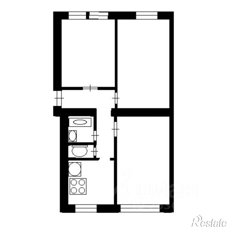 3-комн квартира пр-кт Ибрагимова, 34,  д. 34