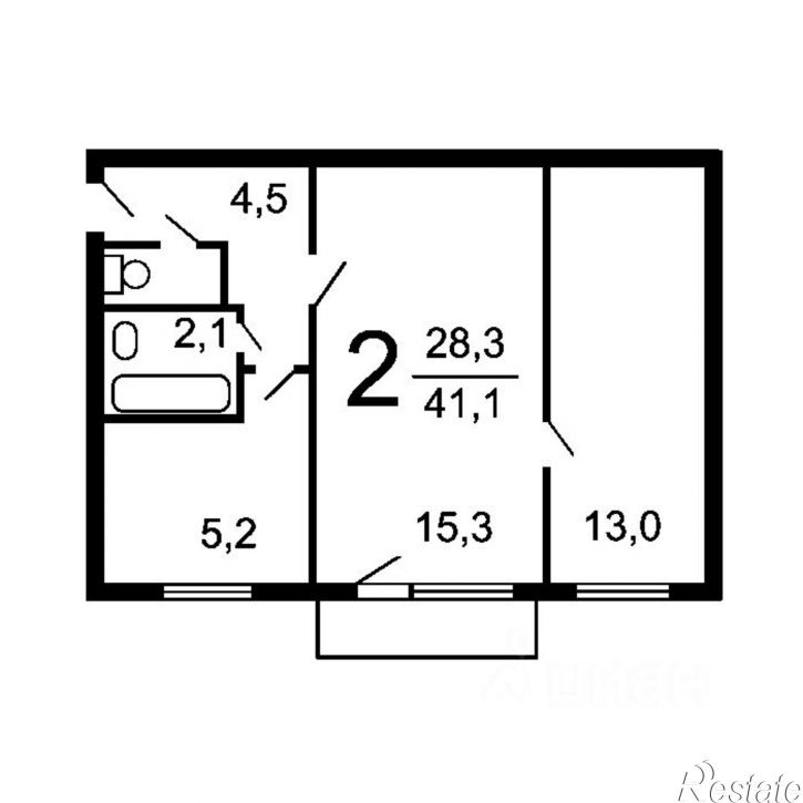 2-комн квартира проспект Ибрагимова, 47,  д. 47