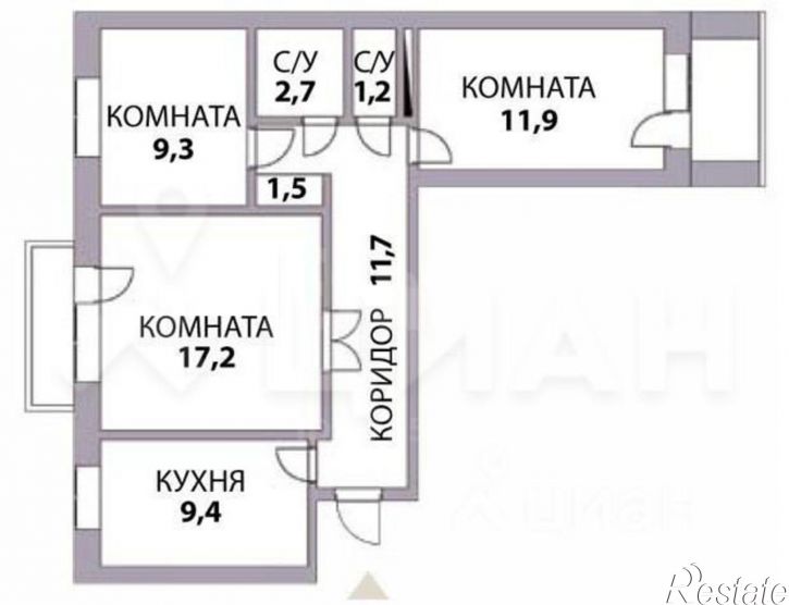 3-комн квартира улица Сафиуллина, 48,  д. 48