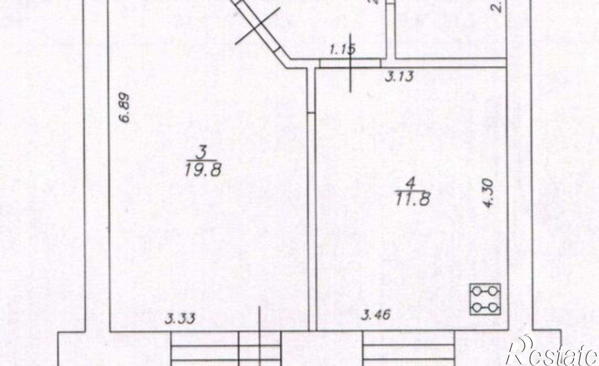 Купить квартиру за 7 450 000 рублей на ул Фрунзе, 1б