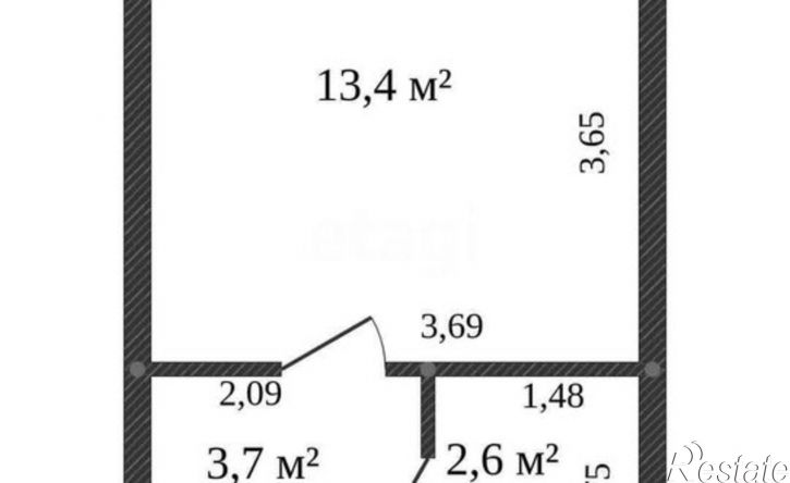 1-комн квартира улица Батыршина, 40 к2,  д. 40 к2