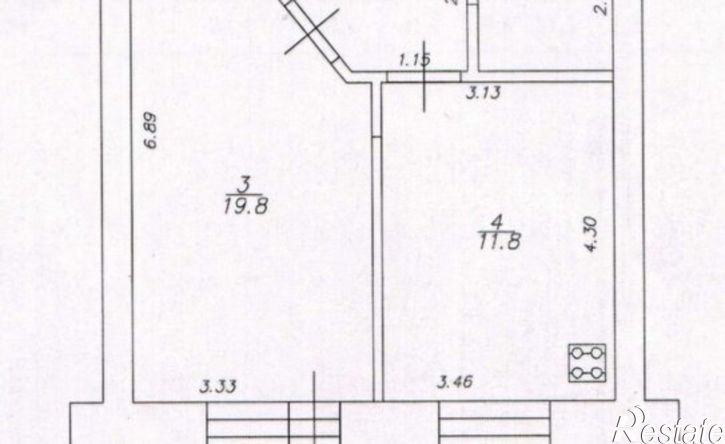 1-комн квартира ул Фрунзе, 1б,  д. 1б