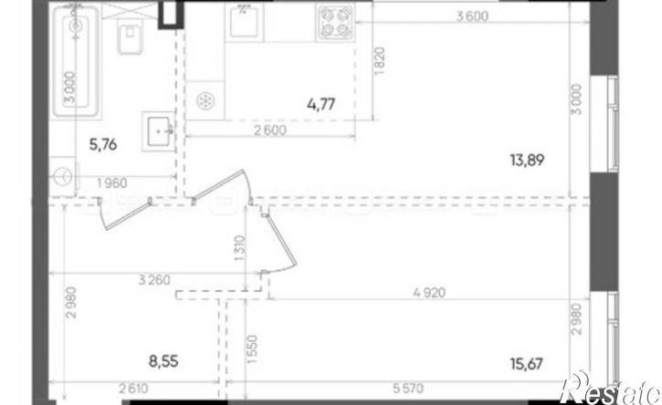 2-комн квартира в новом доме ул Бухарская, 5,  д. 5