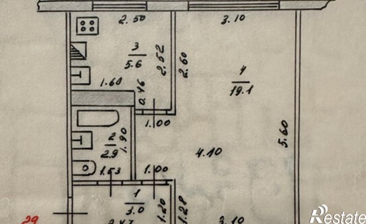 1-комн квартира Кирпичная улица, 5,  д. 5