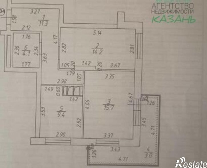 2-комн квартира ул Сафиуллина, 41,  д. 41