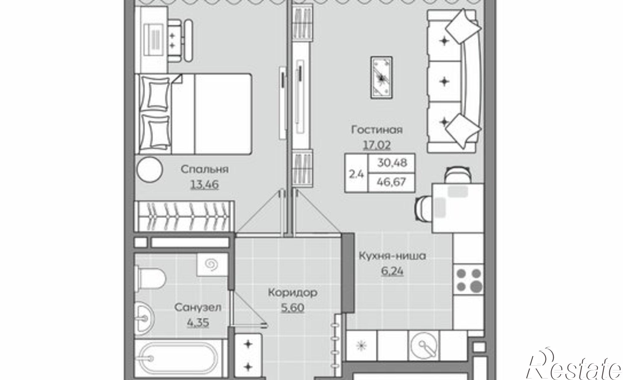 Купить квартиру за 9 413 000 рублей на Республика Татарстан (Татарстан), улица Оренбургский Тракт