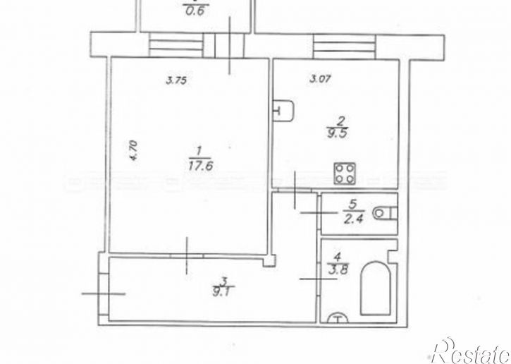 1-комн квартира ул Восстания, 50,  д. 50