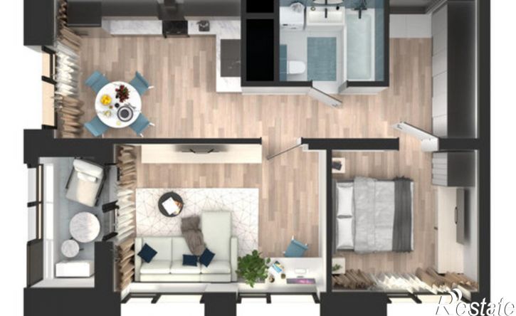 2-комн квартира в новом доме ул Петра Полушкина, 10/2,  д. 10/2