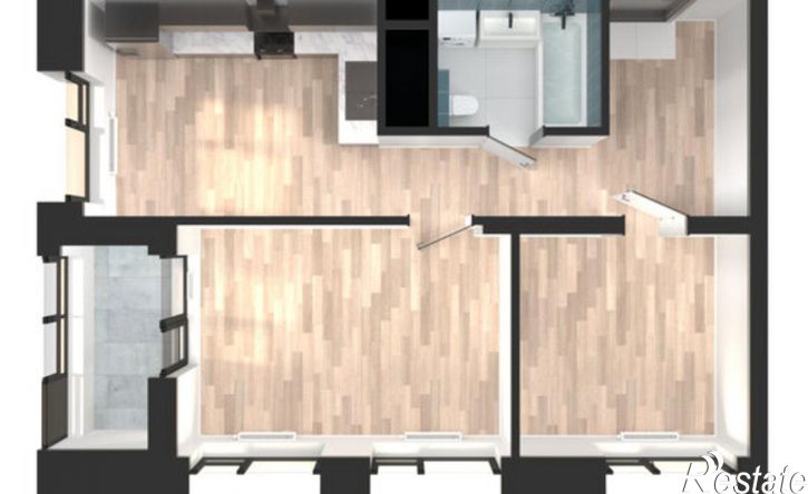 2-комн квартира в новом доме ул Петра Полушкина, 10/2,  д. 10/2