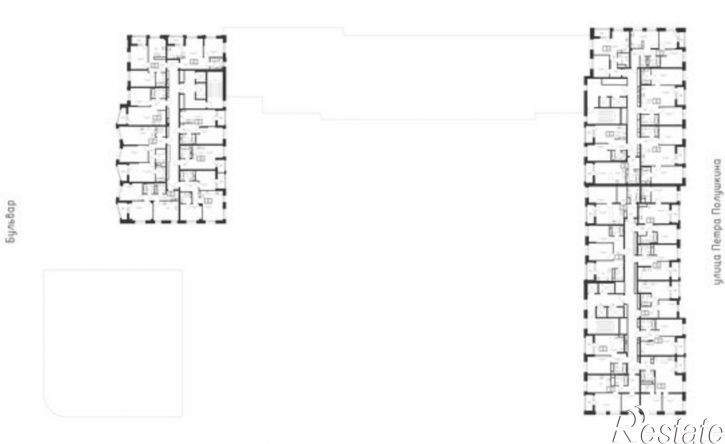 2-комн квартира в новом доме ул Петра Полушкина, 10/2,  д. 10/2